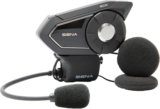 Sena 30K Bluetooth Headset for Motorcycles / Mesh Communication System with HD Speakers