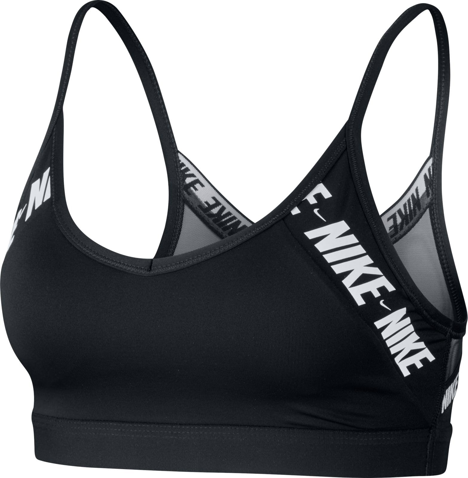 NIKE Women's W Nk Df Indy Cb Logo Bra Sports Bra