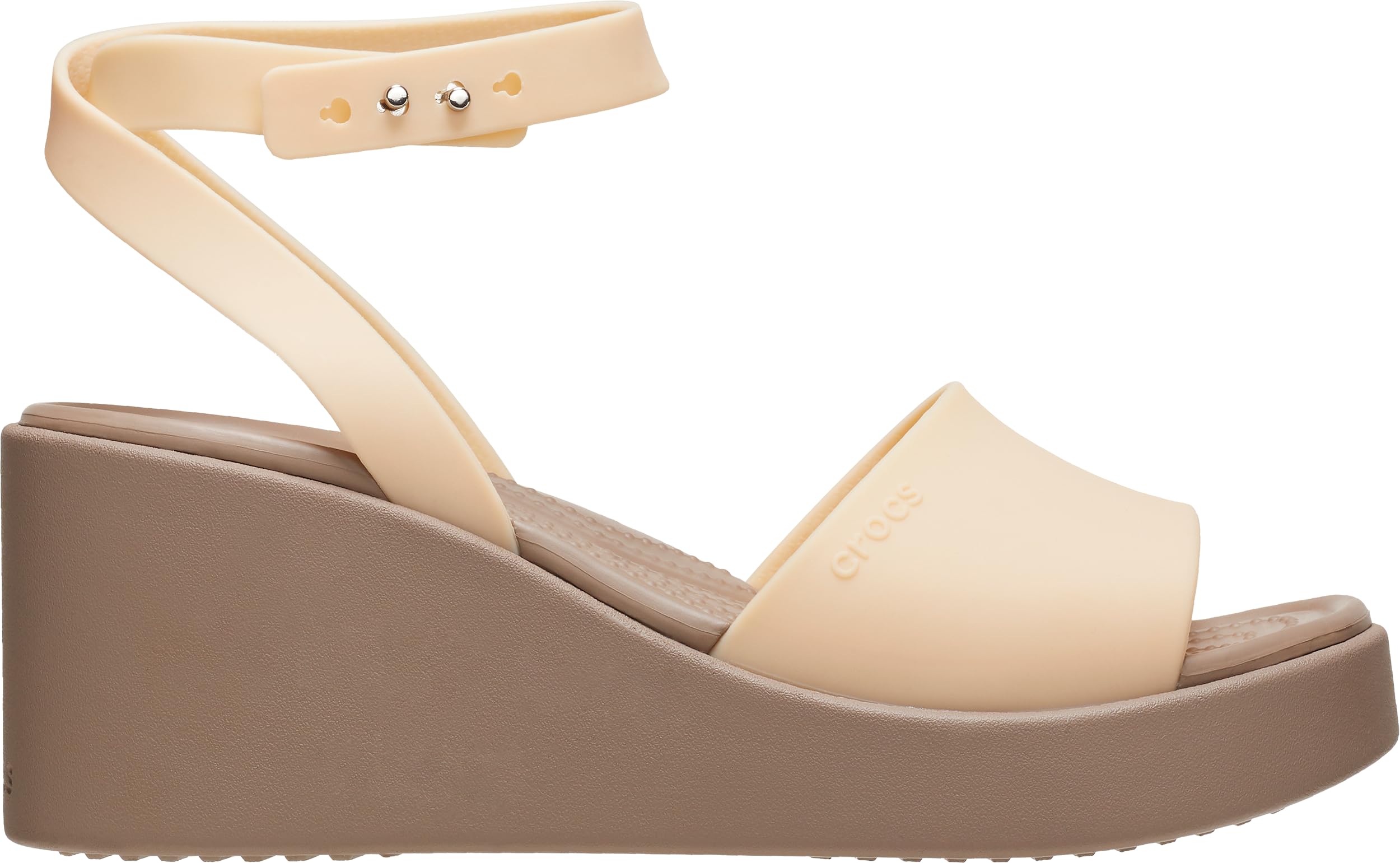 Crocs Womens Brooklyn Ankle Strap Wedge Stk, Beige,6 (B0CWF3D9VB) Amazon Price History, Amazon Price Tracker