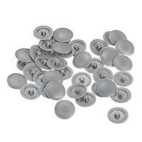 Vista 24 de HARFINGTON Cubiertas de tapa de rosca, 40 piezas de 0.453 x 0.118 in de plástico para tornillos de rosca Phillips Cam Tornillo autorroscante, beige