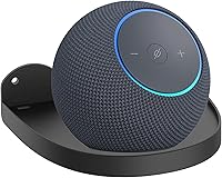 Vista 1 de Wall Mount Holder for 2025 New Echo Studio/Echo Dot Max, for Echo Dot Max Standing Speaker. Compatible with Echo Studio Speaker Stand Metal Holder