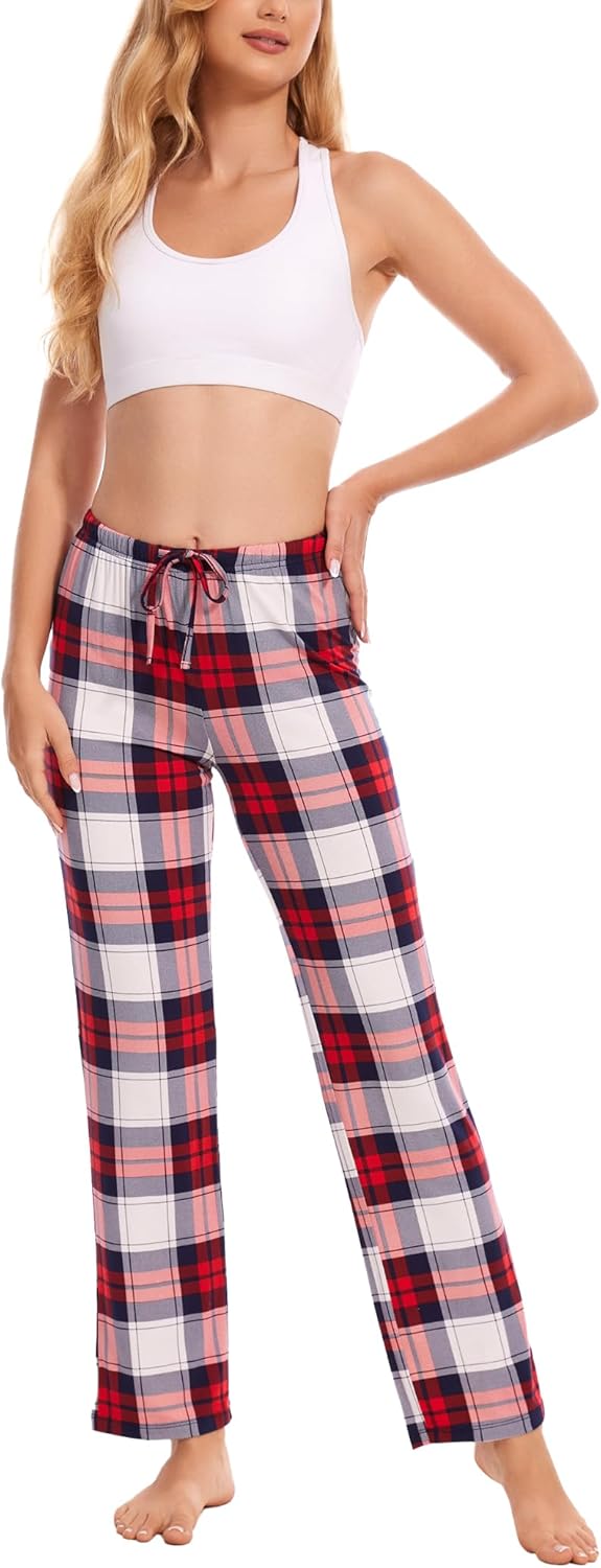 GYS Bamboo Viscose Women's Pajama Pants, Lightweight Comfy Casual Lounge Yoga Pants, Pj Bottoms Sleep Pants with Drawstring - Image 4