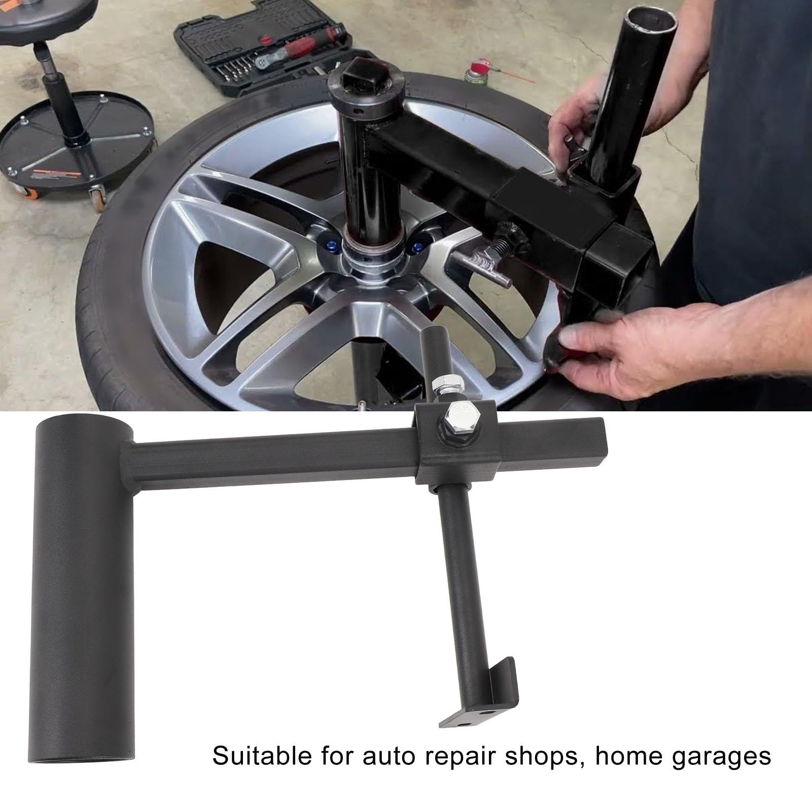 Kit de Cabeza de Pato para Cambiador Manual de Neumáticos - Herramienta de Acero Resistente para Montar y Desmontar Fácilmente Neumáticos de Automóvil - Compacto, Duradero y