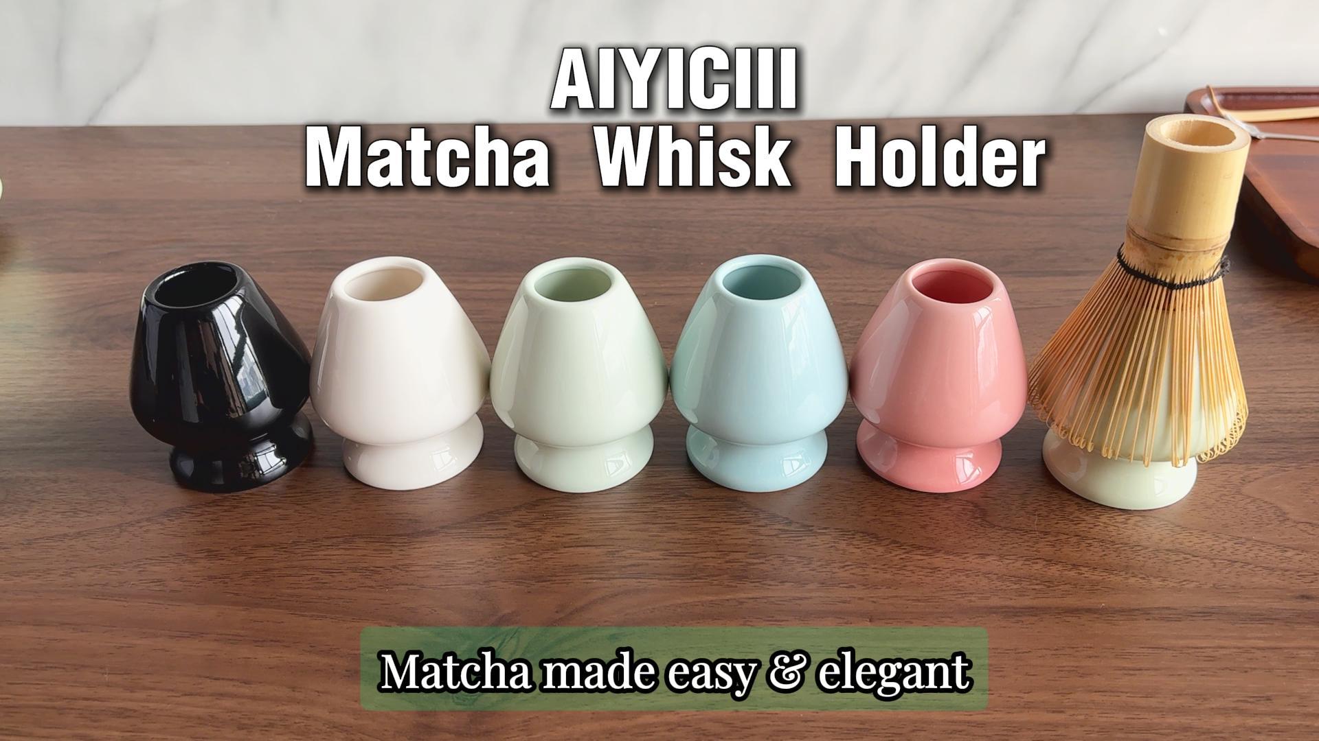 Amazon.com: Matcha Whisk Holder – Ceramic Chasen Stand for Bamboo