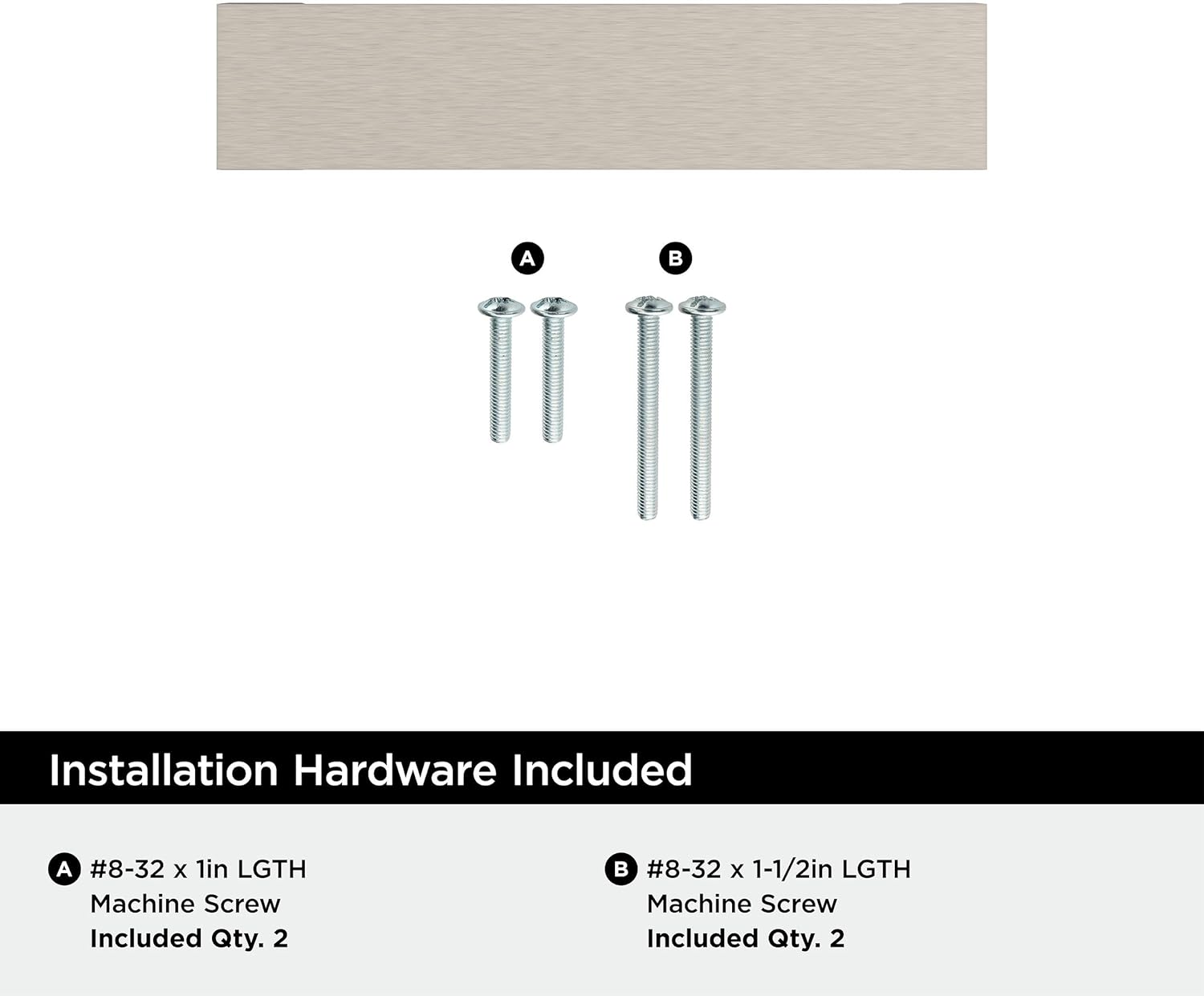 Amerock Augment 3 inch (76mm) Center-to-Center Satin Nickel Cabinet Pull - 10 Pack