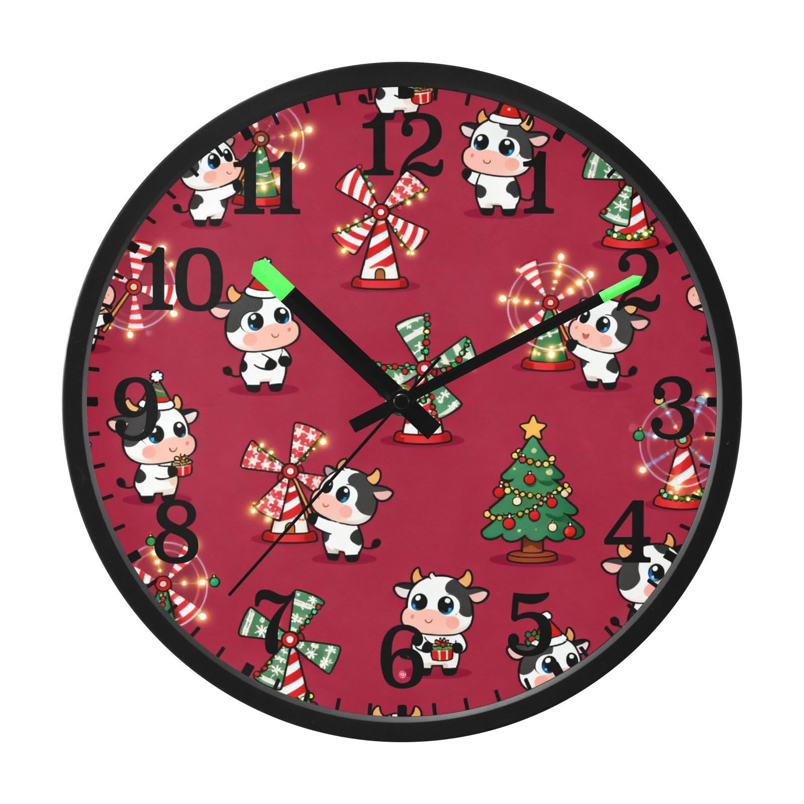 Horloge lumineuse décoration de Noël pour sublimer votre salle de bain