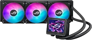 ASUS ROG Ryujin III 360 ARGB Extreme AIO CPU Liquid Cooler - Asetek Gen8 V2 Pump, 3.5" LCD, Magnetic Fans for Ryzen 9000 & Intel Core Ultra