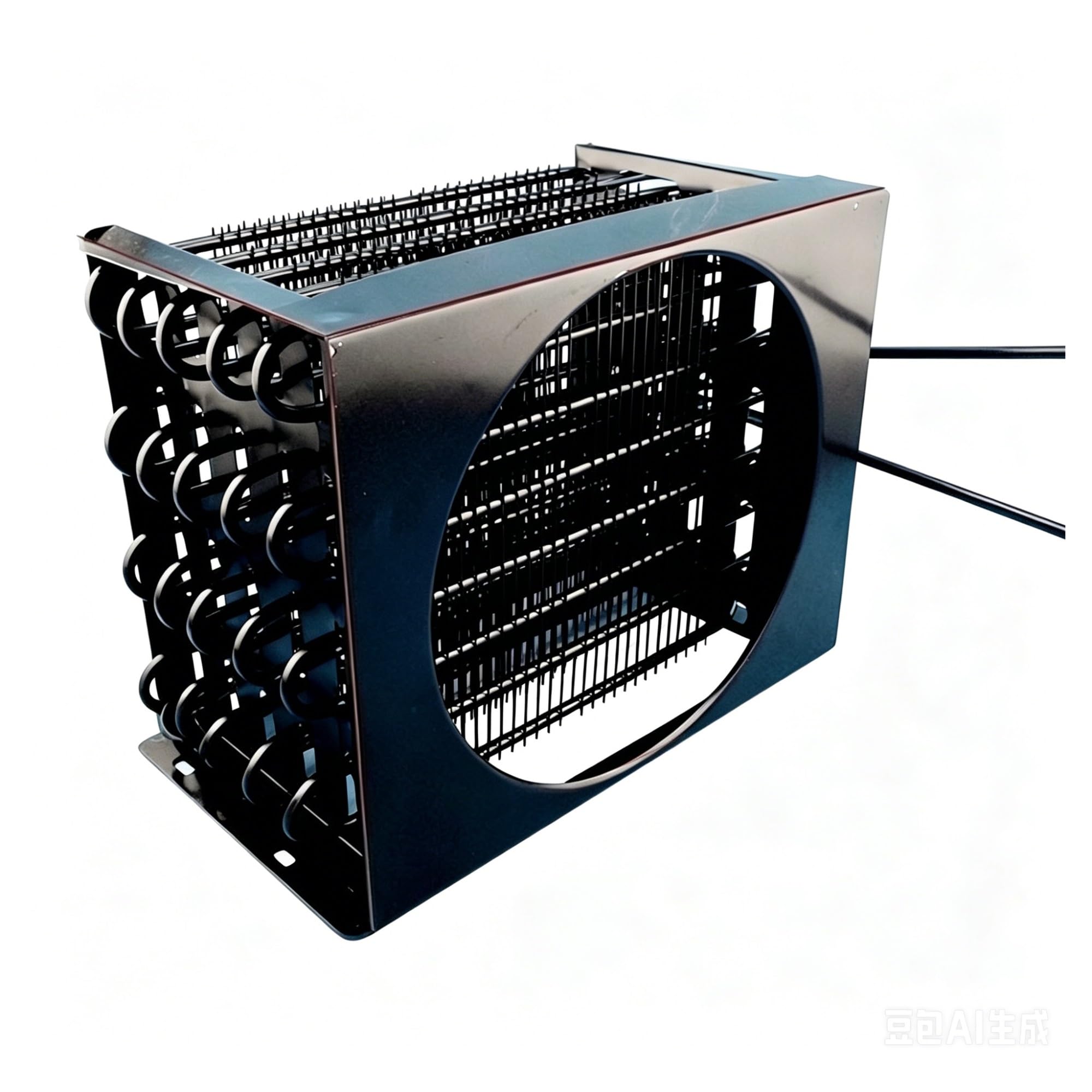 1 Paquete De Bobina De Condensador De Refrigerador Plegable, Malla De Alambre De Caracol, Disipador De Calor Refrigerado Por Aire, Piezas De Repuesto De Radiador De Refrigeración Pequeñas