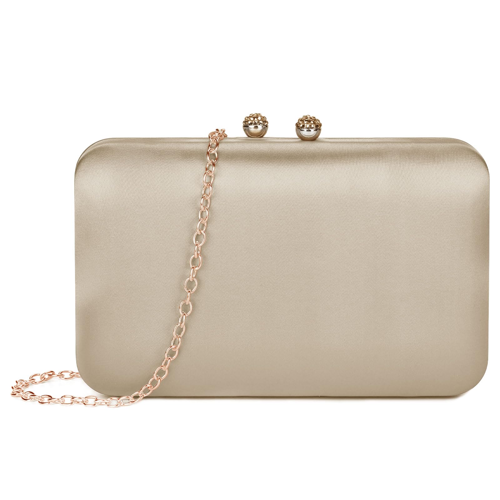 Clutch Bag for Women Elegant Silk Satin Wedding Bridal Clutch Purse Evening Bag Ladies Prom Party Handbag