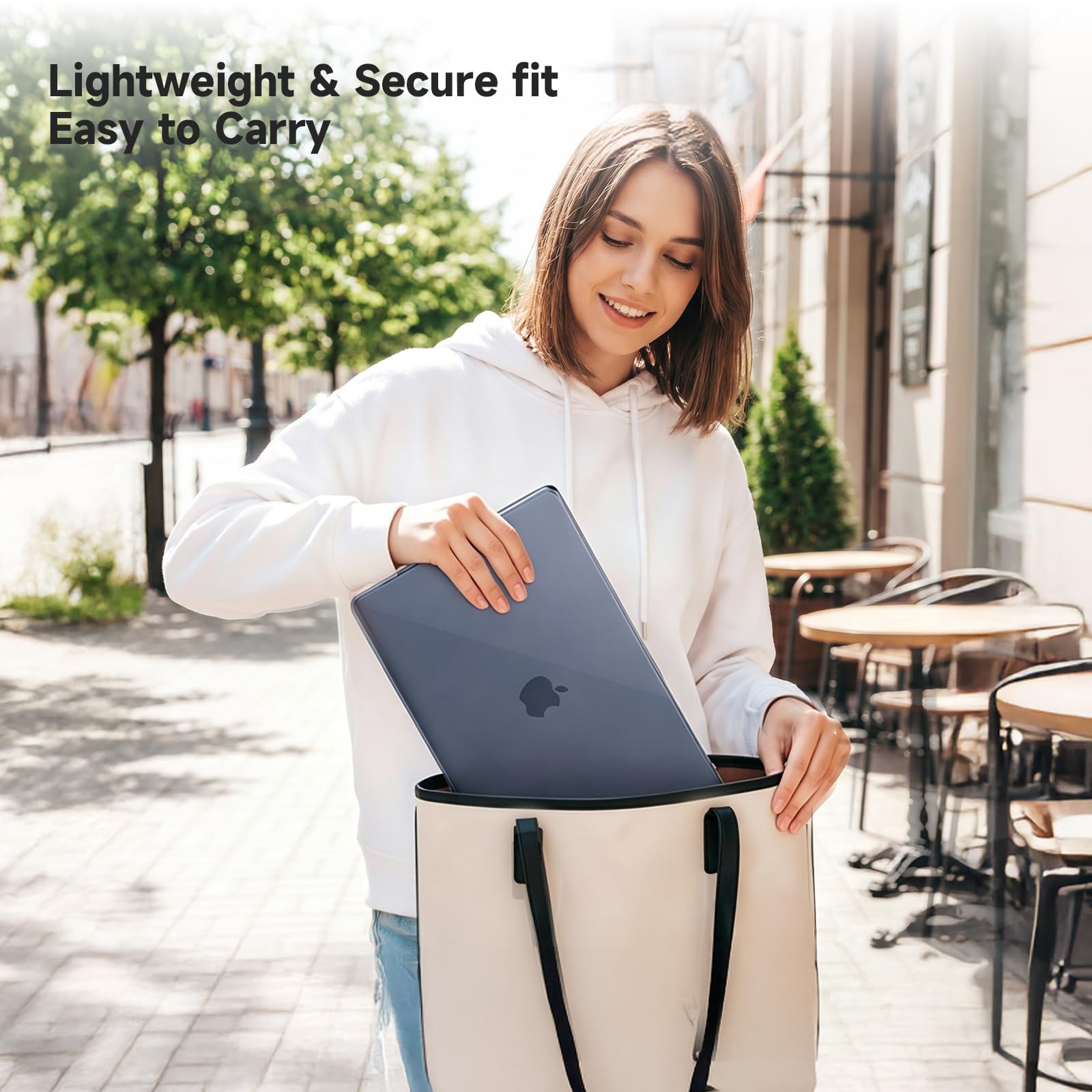 Cover compatibile con MacBook Neo 13 pollici A18 Pro A3404, uscita nel 2026, Custodia dura per Mac Book Neo 13", Indaco trasparente