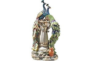 Design Toscano Peacocks in Paradise Statue