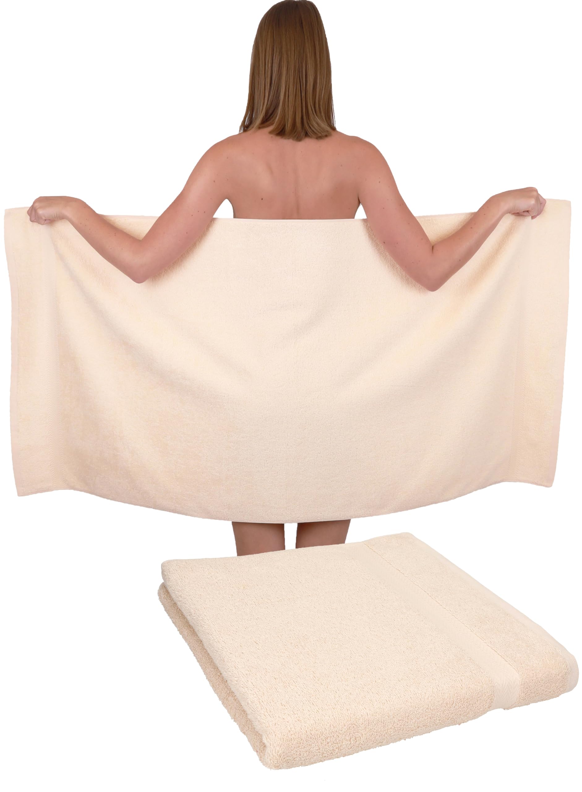 Betz 2 Asciugamani Da Doccia Premium 70x140 Cm - 100% Cotone Spugna, Morbidi E Assorbenti, Lavabili A 60° - Prodotto Tedesco