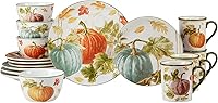 Vista 1 de Certified International Harvest Autumn Havest - Juego de vajilla de 16 piezas, servicio para 4, multicolor