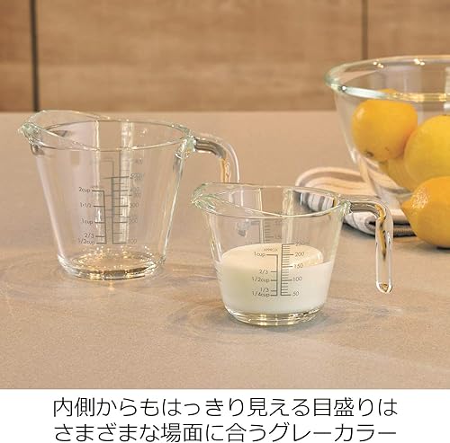 Miniatura 2 de HARIO MJP-500-GR Measuring Cup, 500, Practical Capacity 16.9 fl oz (500 ml), Gray, Made in Japan