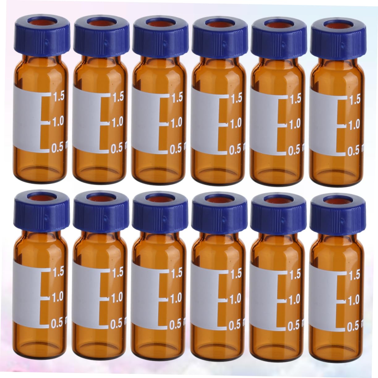 Alipis 10 Juegos Frascos De Muestreo De Vidrio Para Laboratorio De Cromatografía De Almacenamiento Para Cosméticos 100 Piezas X 10