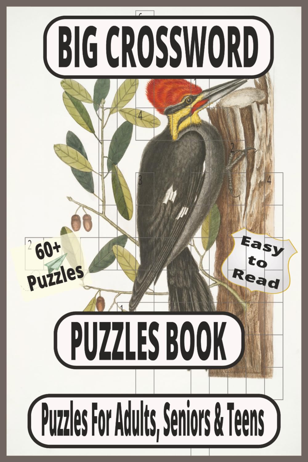 Big & Nature Marvels Through Fun Crosswords Puzzles: Big Clear Print, 6x9 Size, 120 Pages, Over 60 Puzzles on Grand Adventures & Wildlife – Relaxation for Trips, Holidays & Everyday Escape