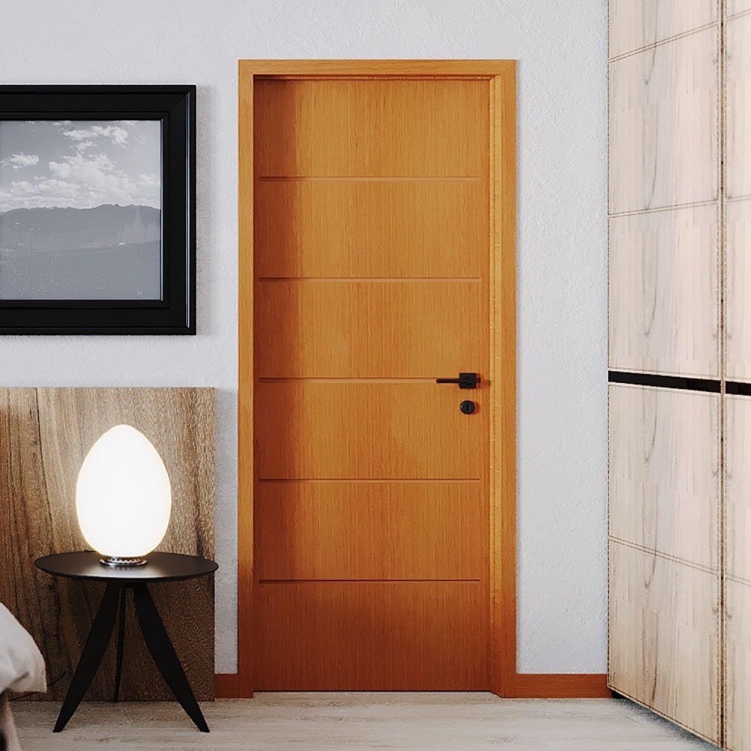 Folha de Porta de Madeira 210x80cm Espessura 3,5cm MSO Eucaplac