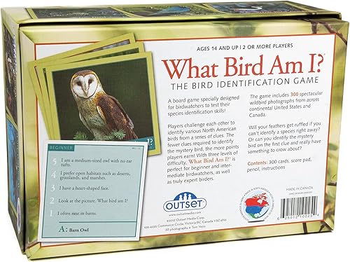 Miniatura 6 de Outset Media What Bird Am I? – El juego de identificación de aves – Contiene 300 cartas para 2 o más jugadores a partir de 14 años