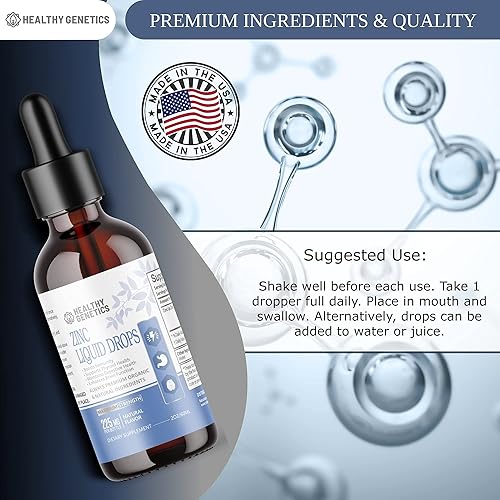 Miniatura 10 de Gotas de zinc líquido para niños, hombres y mujeres, sulfato de zinc iónico orgánico, inmunidad, estado de ánimo, tiroides cerebrales, suministro de