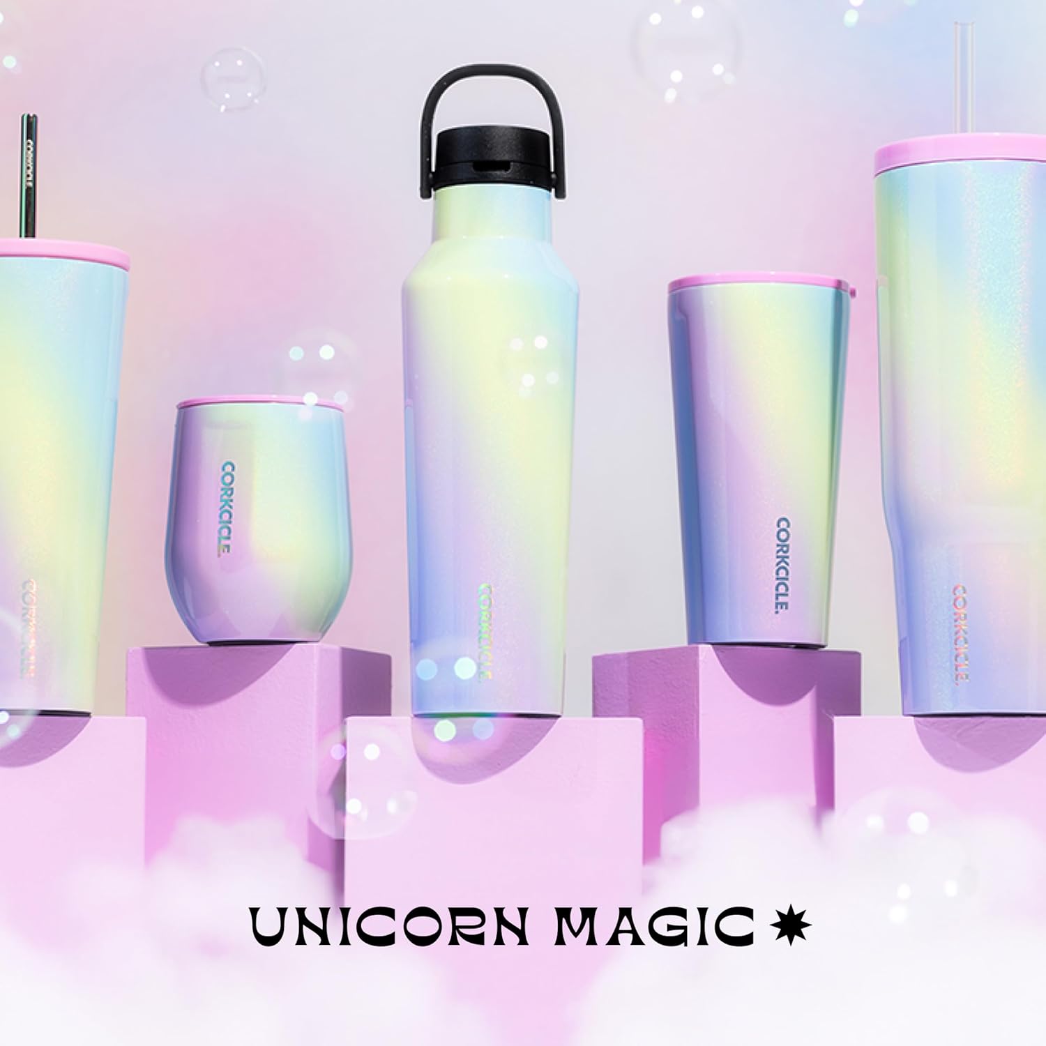 Corkcicle Stemless Flute - Chill Drinks for 9 Hours - Summer Drinkware Gift - 7 oz - Unicorn Magic - Image 8