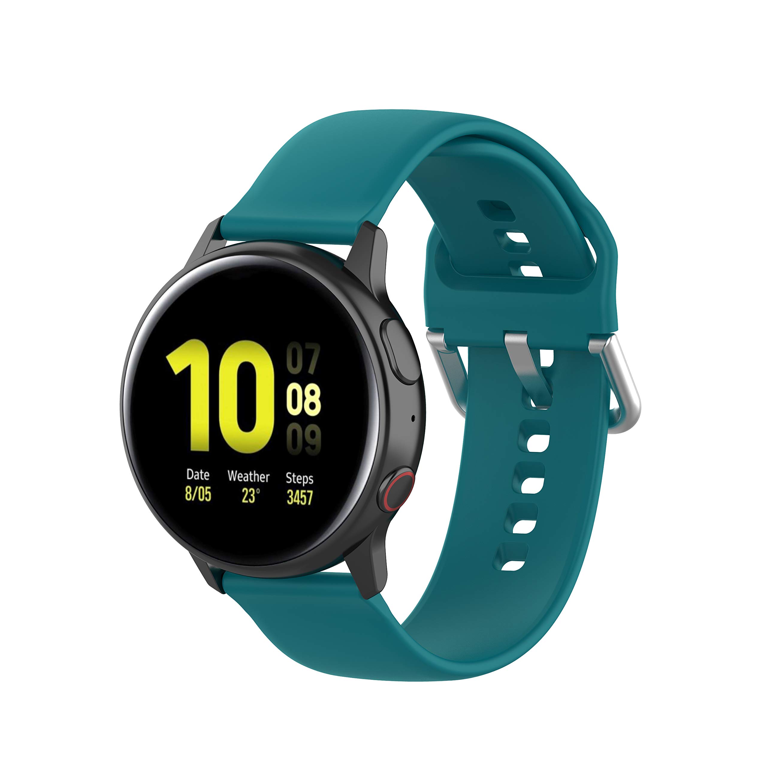 Kompatybilny z zegarkiem Spade Co Health Smartwatch 4, regulowane sportowe silikonowe paski na nadgarstek do smartwatcha zdrowia 4 akcesoria