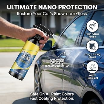 Nano Quick Coat Restore, Quick Effect Coating Agent, Nano Car Coating Agent Spray for Car Polish, 2026 New Cars Scratch Remover for Automobile Shine & High Protection Glazing