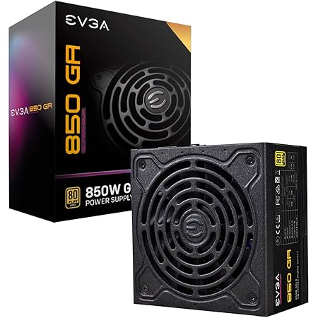 EVGA SuperNOVA 850 Ga, 80 Plus Gold 850W, Fully Modular, ECO Mode with Dbb Fan, 10 Year Warranty, Compact 150mm Size, Power Supply 220-GA-0850-X1