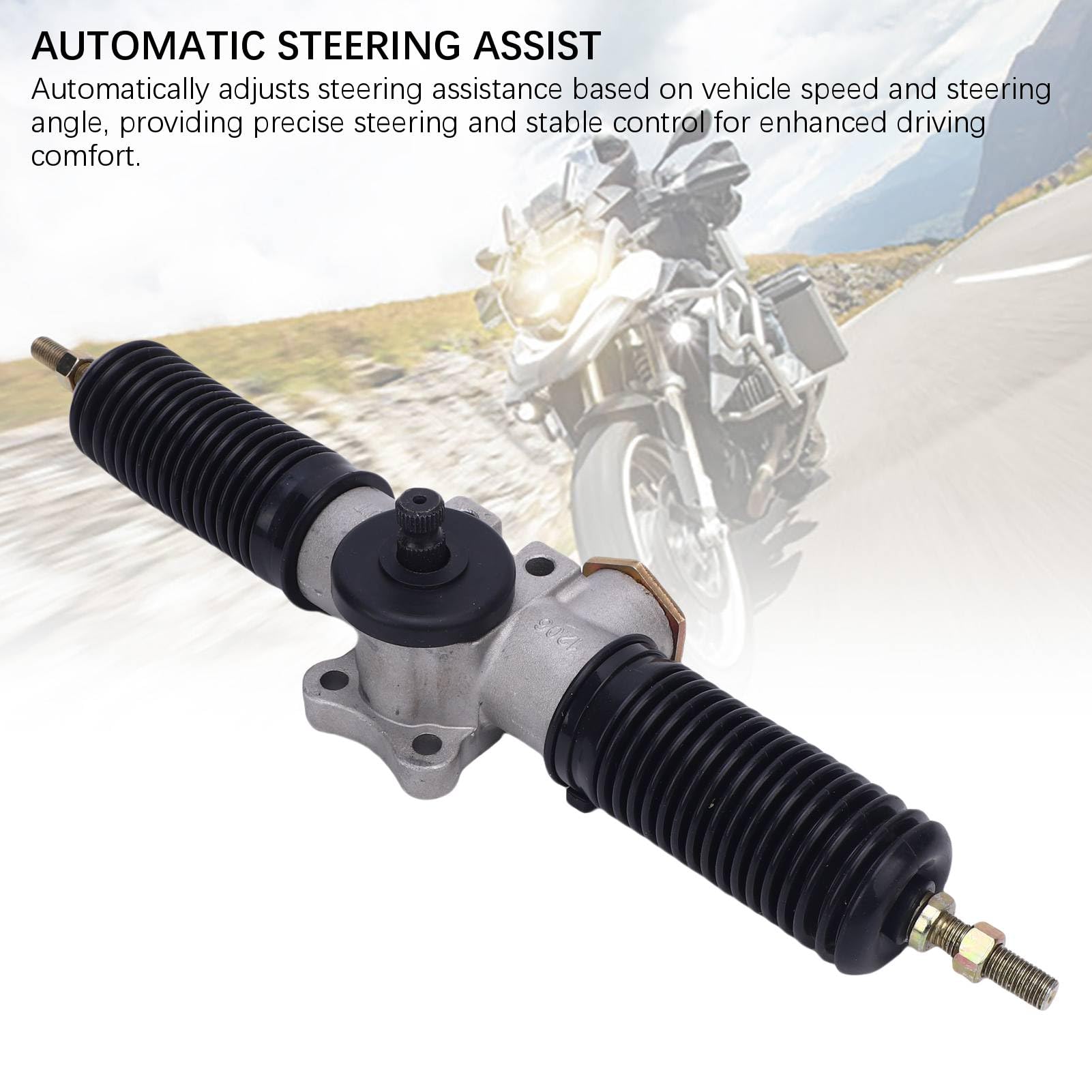 30T 420mm Servolenkung Gestell Ritzel mit Starker Stahl Legierung, Präzise Lenkung, Stabile Steuerung für Go Kart ATV UTV Traktor Mäher, Ideales Ersatz Projekt Teil