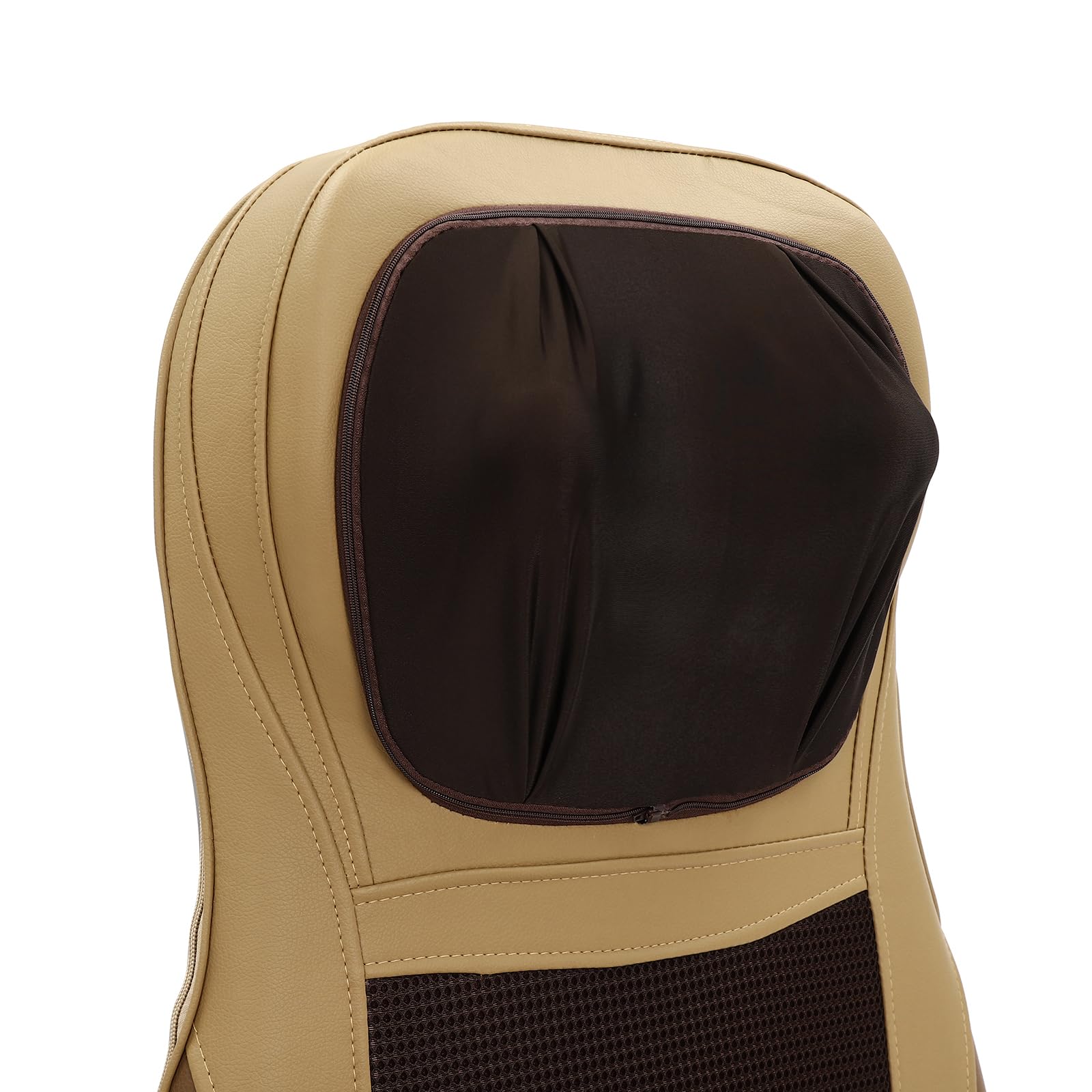 Shiatsu Massagesitzauflage mit Wärmefunktion, Ganzkörper Massagematte Knet, Vibrations & Luftkompression Nacken, Rücken & Gesäß, Nassage-Kissen für Damen, Herren