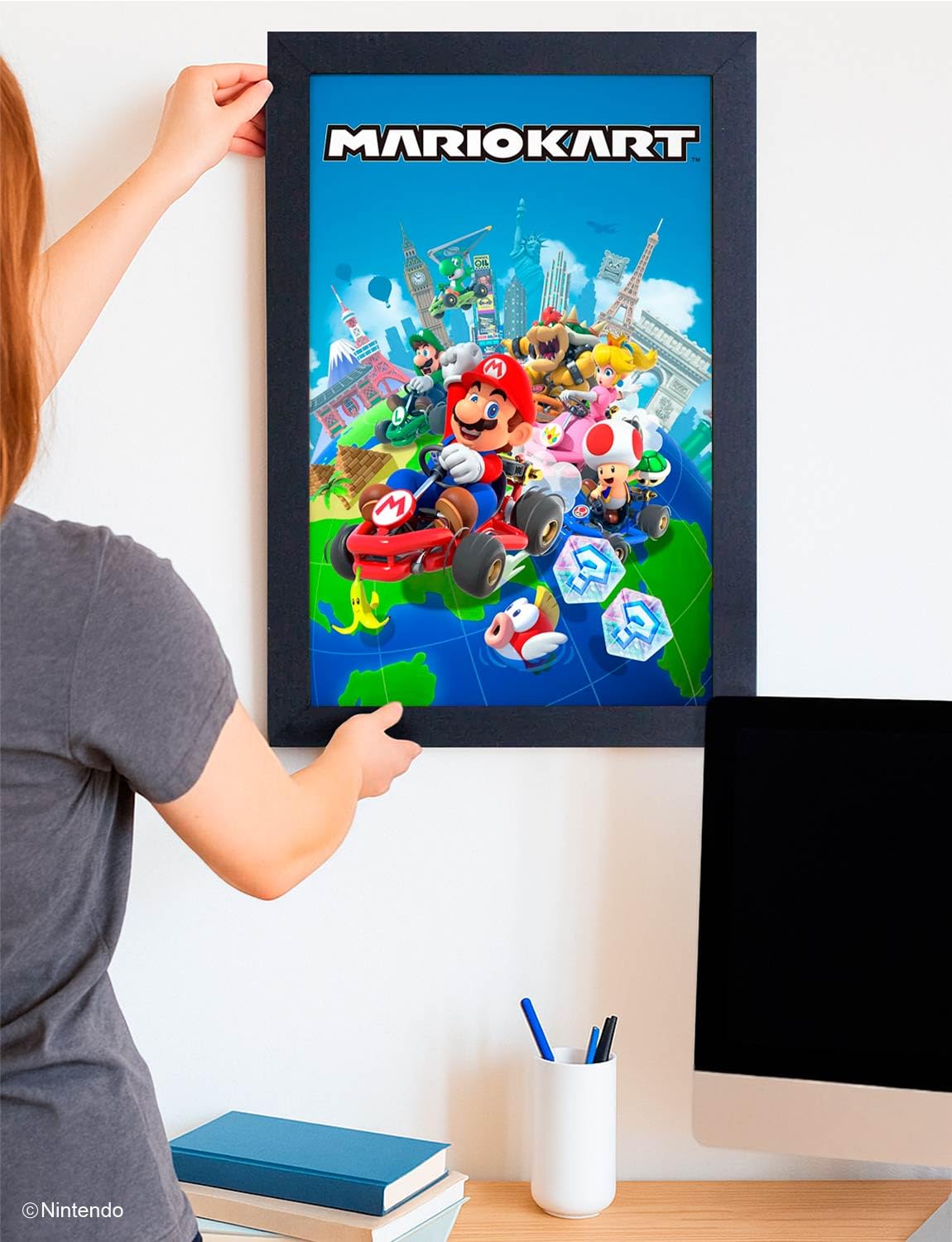 Amazon.co.jp: Pyramid America スーパーマリオポスター マリオカート