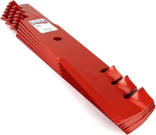 Miniatura 2 de (6) Reaper - Cuchillas de mantillo dentadas HD de 52 pulgadas para Scag Gravely Toro fabricadas en Estados Unidos