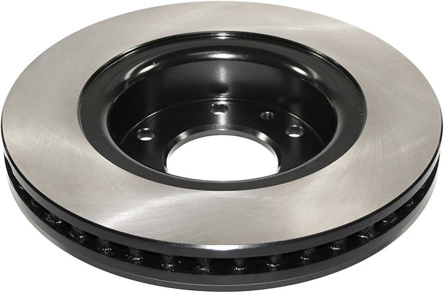 DuraGo Premium Electrophoretic Brake Rotor – Front Vented Disc, Anti-Rust Coated, Smooth & Durable