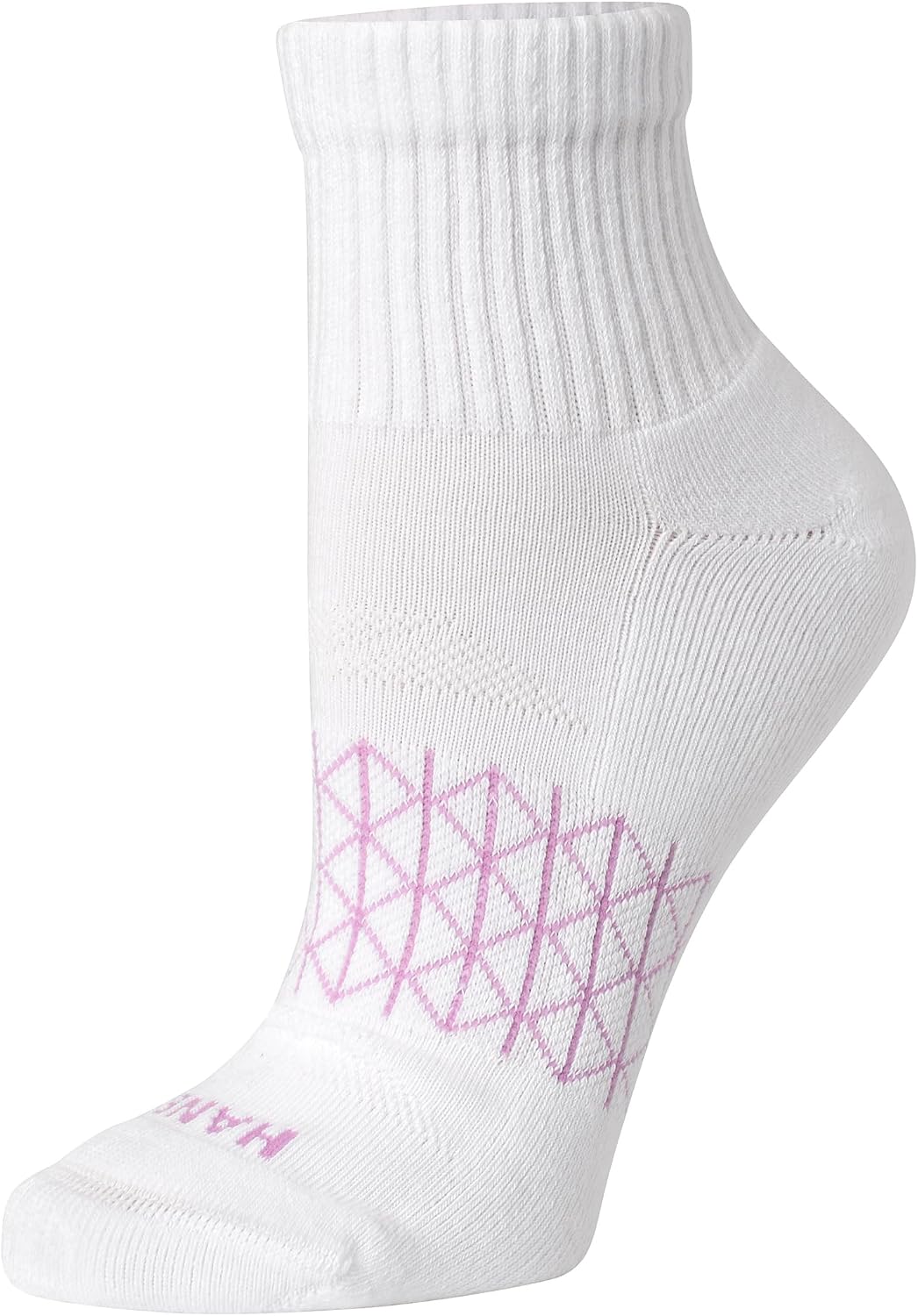 Hanes Women's Socks, 4-pack, Absolute Active Cushioned Moisture-wicking Best Women's Socks, Crew, Ankle and No Show