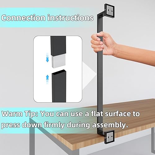 Miniatura 8 de Juego de accesorios de baño de 5 piezas, color negro mate, toalleros de acero inoxidable de 24 pulgadas para baño, juego de toallero, anillo de