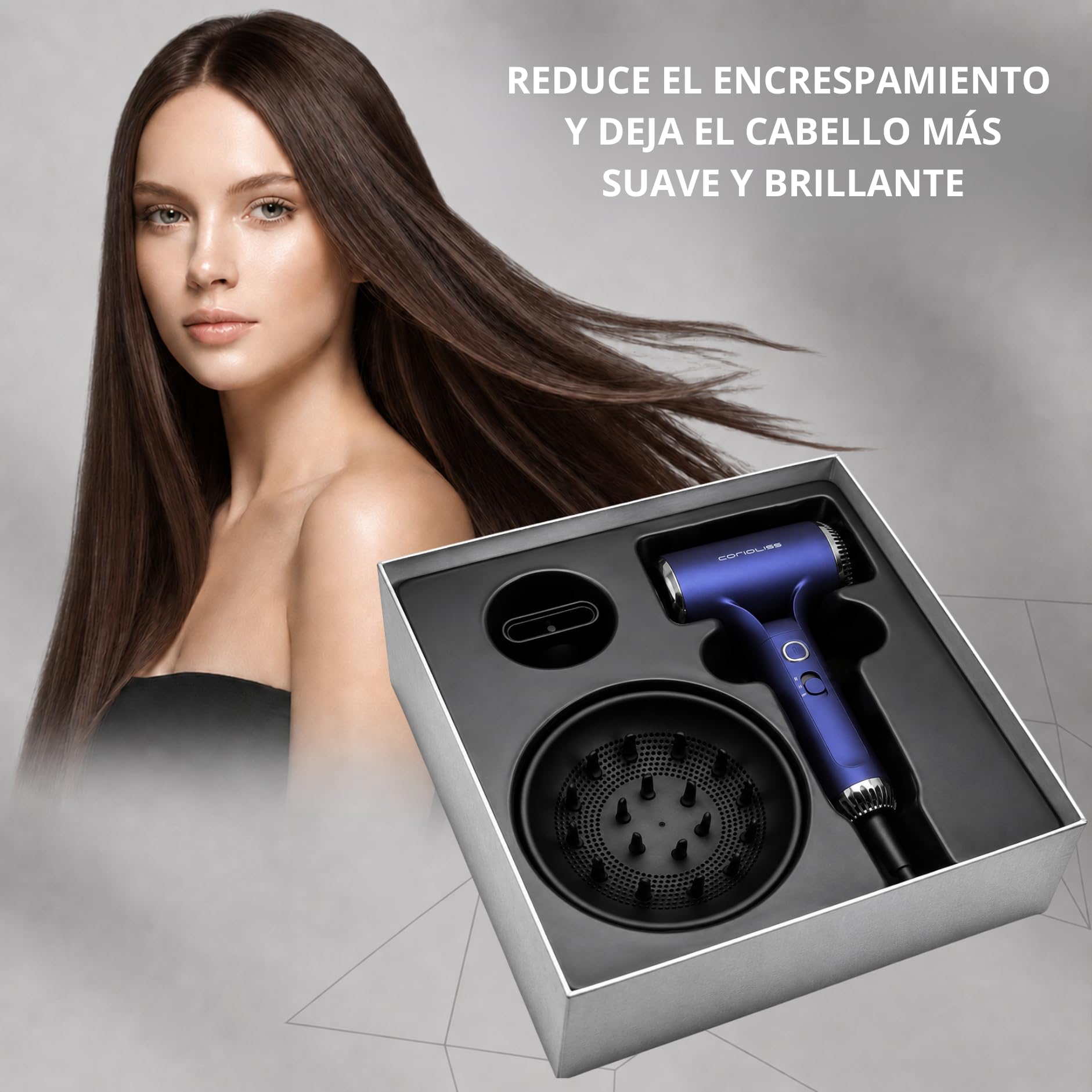 Corioliss Breeze Secador de Pelo de Viaje 1350W BLDC Iónico Profesional