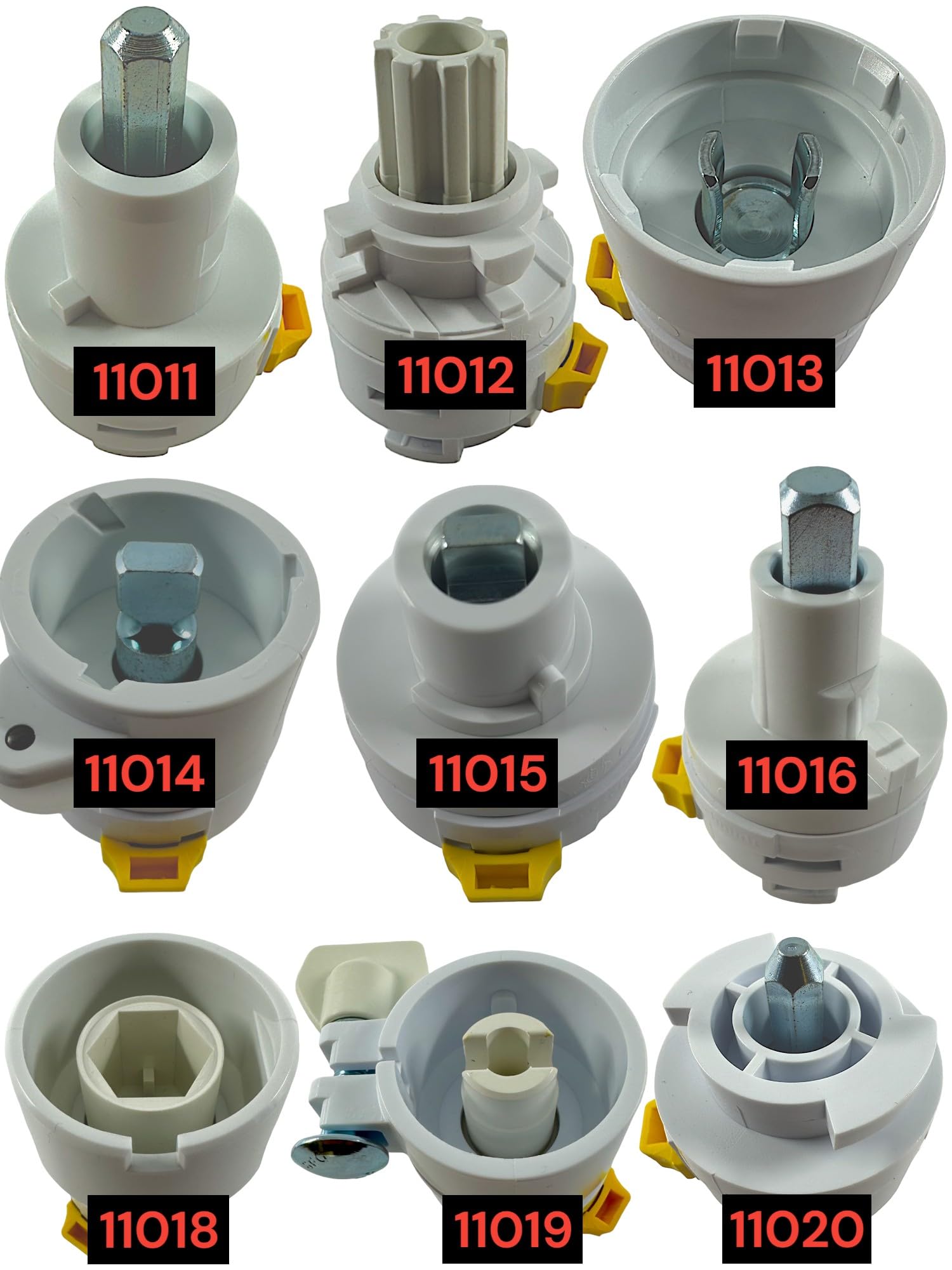 MESSERSCHMIDT Adapter FÜR VORSÄTZE ZU KÜCHENMASCHINE KITCHENAID Smeg Kenwood Bosch - Made IN Germany (11013 Bosch MUM4+5)
