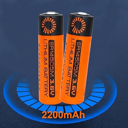 Miniatura 3 de Mushuo - Paquete de 8 baterías de litio ER14505M 3.6V 2200mAh 3.6V batería de litio AA de larga duración (no recargable)