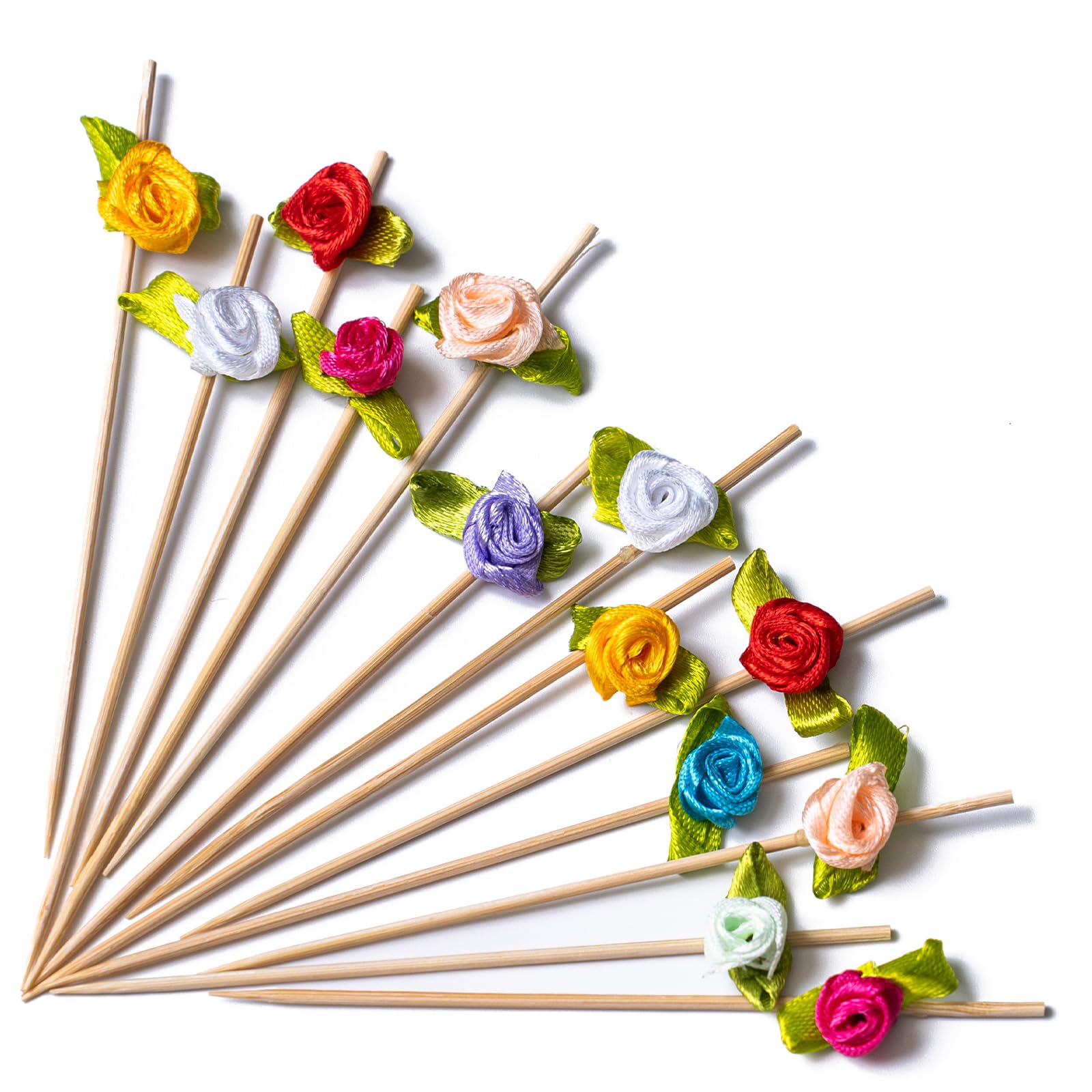 PuTwo Bamboo Appetizers Mini Small Forks 3.5 Inch 500pcs Toothpicks — Amazon image 9