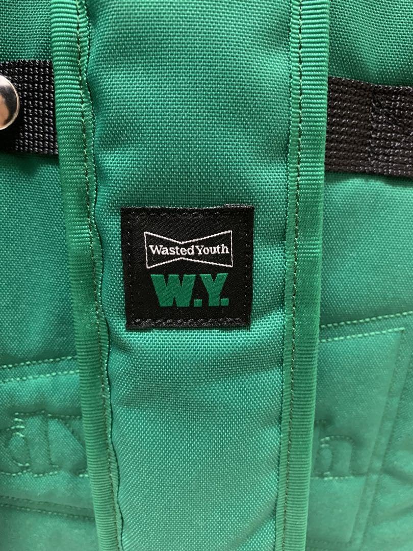 Amazon.co.jp: wasted youth バックパック 緑 品 : ファッション
