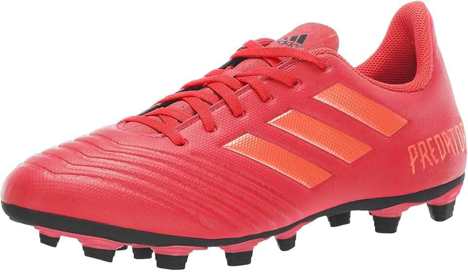 adidas red and Black Soccer Cleats