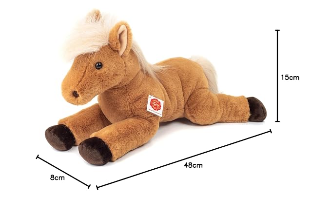 Foto 5 de 5 de Teddy Hermann 90275 Caballo Tumbado 48 cm, Peluche