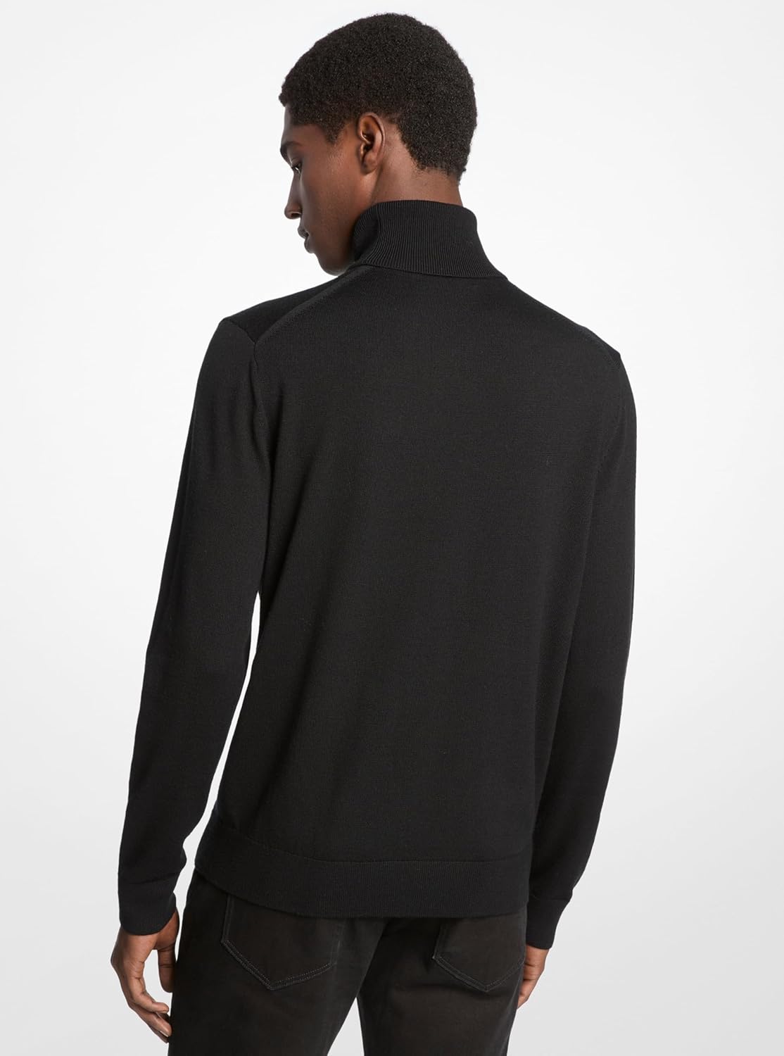 Michael Kors Mens Merino Turtleneck Sweater - Image 2