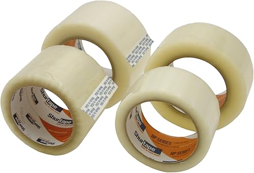 Miniatura 3 de Shurtape HP-400CLR355 Shurtape HP-400 Cinta de embalaje de alto rendimiento 3 "x 55 yardas, transparente