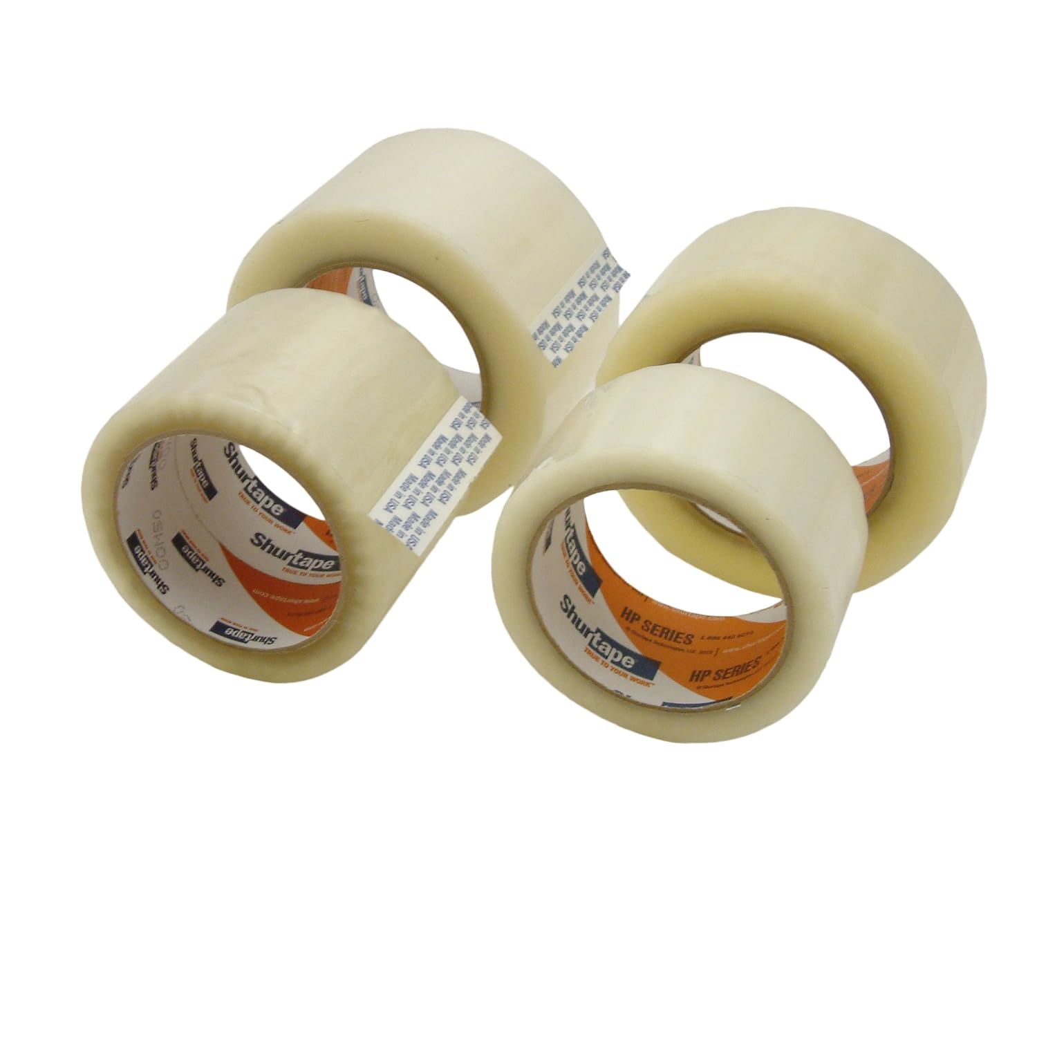 Shurtape HP-400/CLR355 Shurtape HP-400 High-Performance Grade Packaging Tape: 3" x 55 yd, Clear