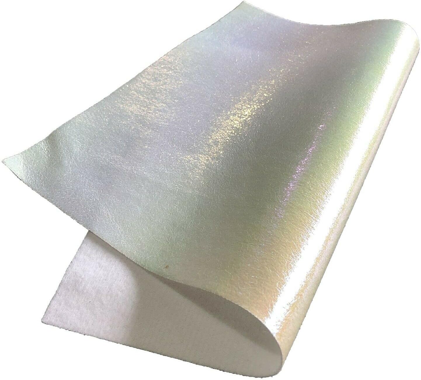 Metallic Leather Look Fabric Backed A4 Sheets Hair Bows Crafts Code # 312 (16 - Pearlescent) (A4 (210 x 297mm))