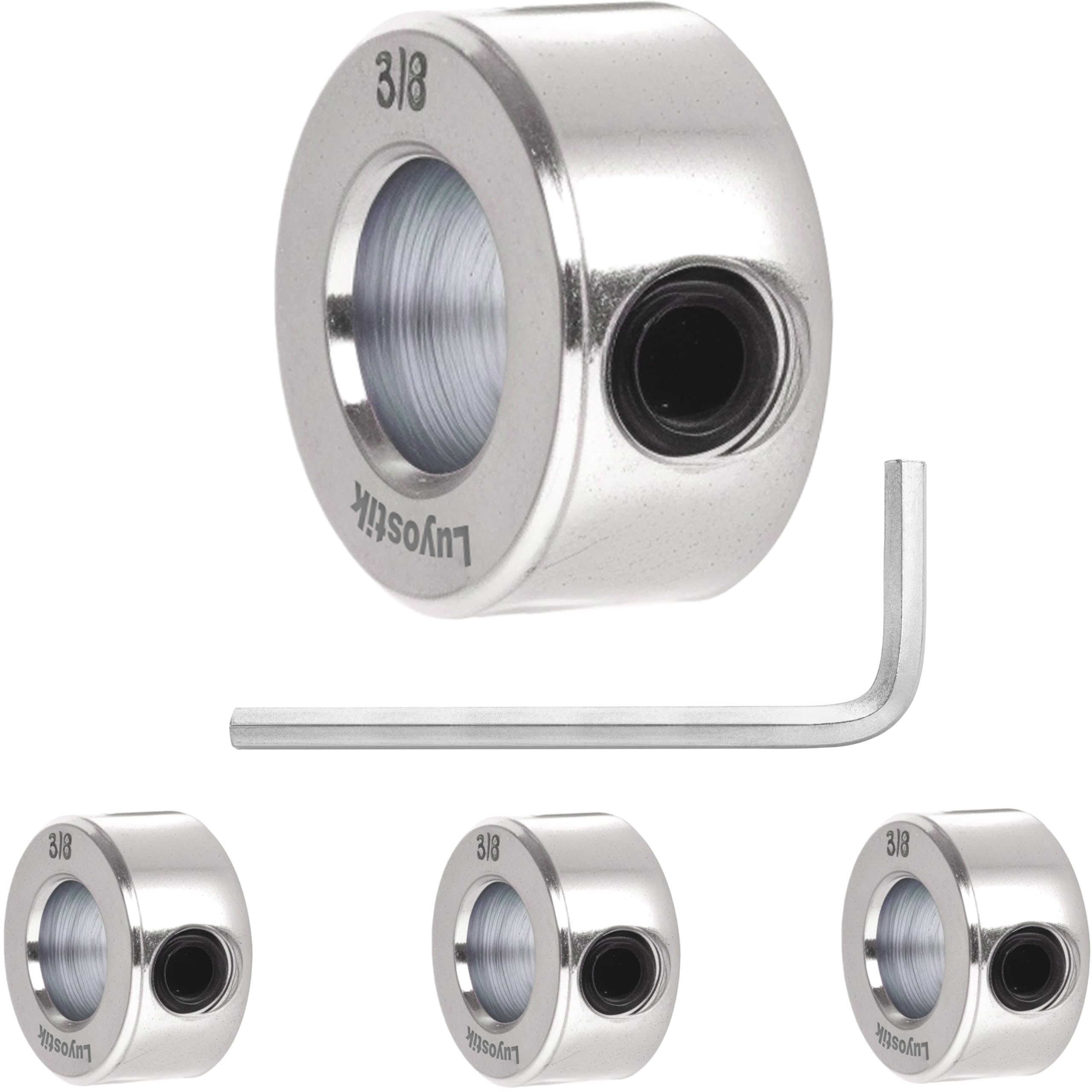 Zinc Plated Shaft Collars - 8 Pack -30 Zinc Plated Shaft Collars - 8 Pack -30
