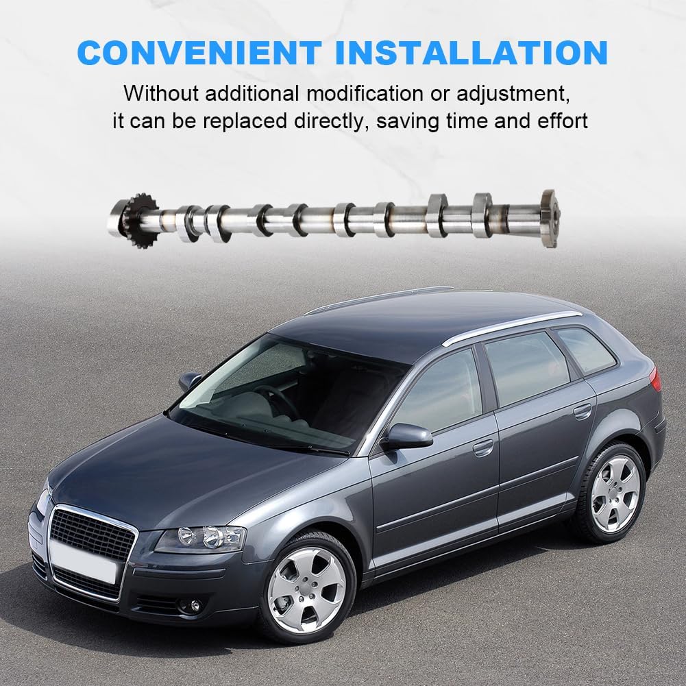 Engine Intake Camshaft Compatible with Audi A3 Quattro A4 Quattro TT Volkswagen Eos GTI Jetta Passat 2004 2005 2006 2007 2008 2009 2010 2011 Replacement for 06F109101B 06F109101J