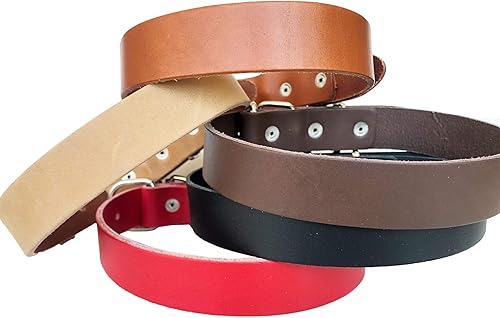 Miniatura 4 de MONODOG - Collar de cuero de alta calidad, collar recto duradero y moderno para un control y entrenamiento cómodos (pequeño (9 34-12 15 pulgadas),