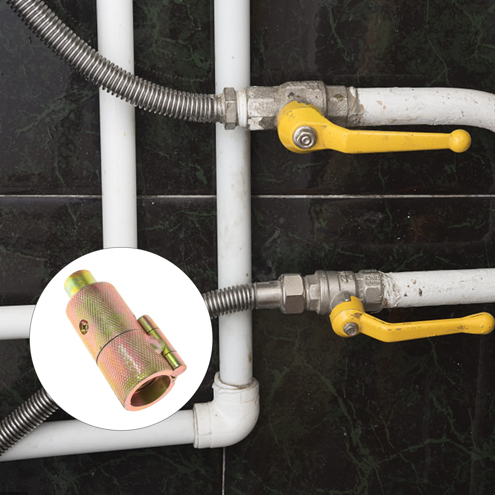 Angoily Waver Corrugated Accessory Joint Bellows Flat Mouth Tool Joint Corrugated Interface Processing Tool Interface Flat Mouth Tool Carbon Steel Press Edge Do The Head