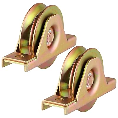 Skelang 2.5" V Groove Caster, Sliding Gate Wheel, Rigid Caster For Rolling Gate And Fence Sawmill Pack Of 4 C80 - View #10